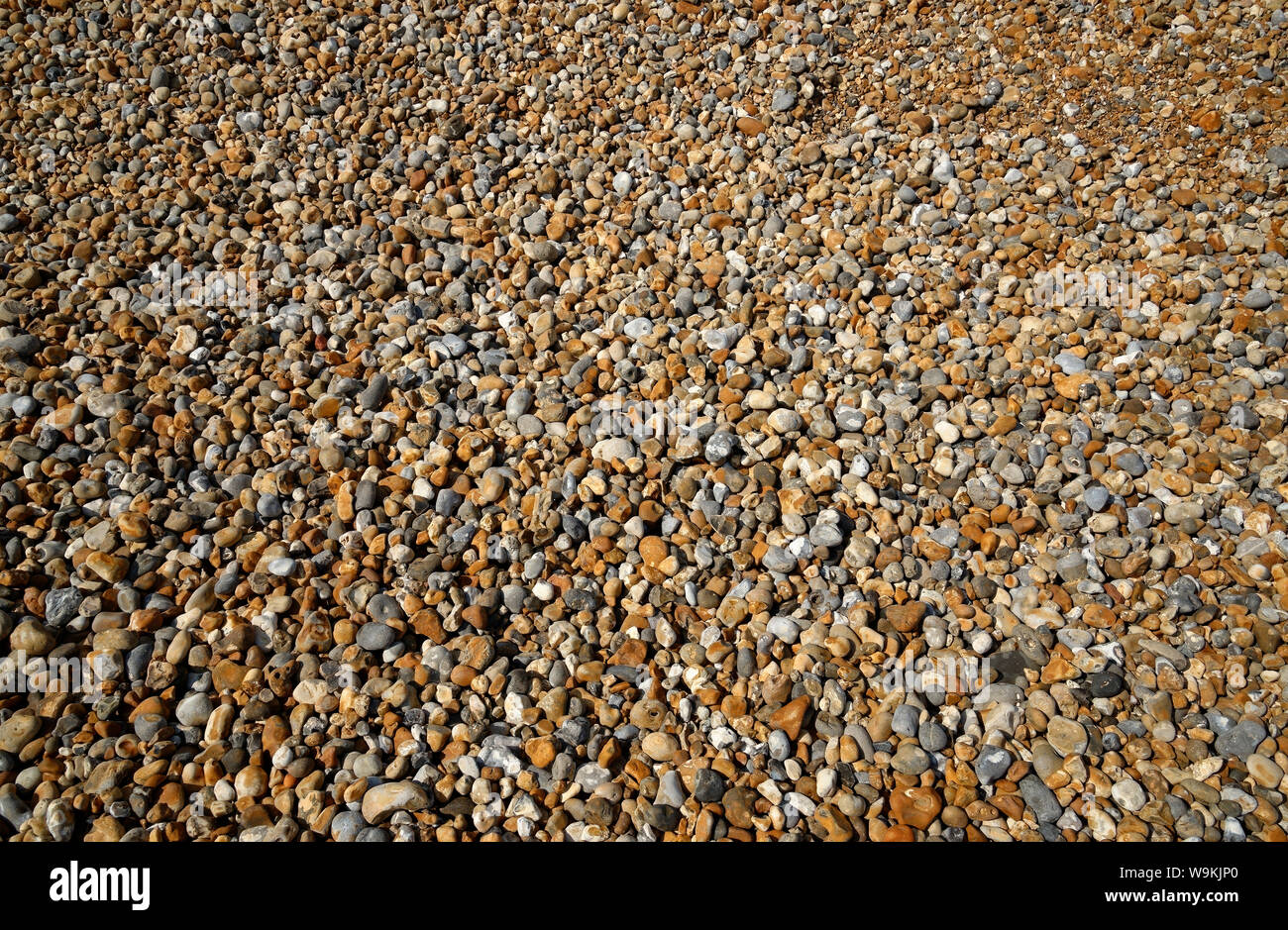 Pebble beach background image. Stock Photo