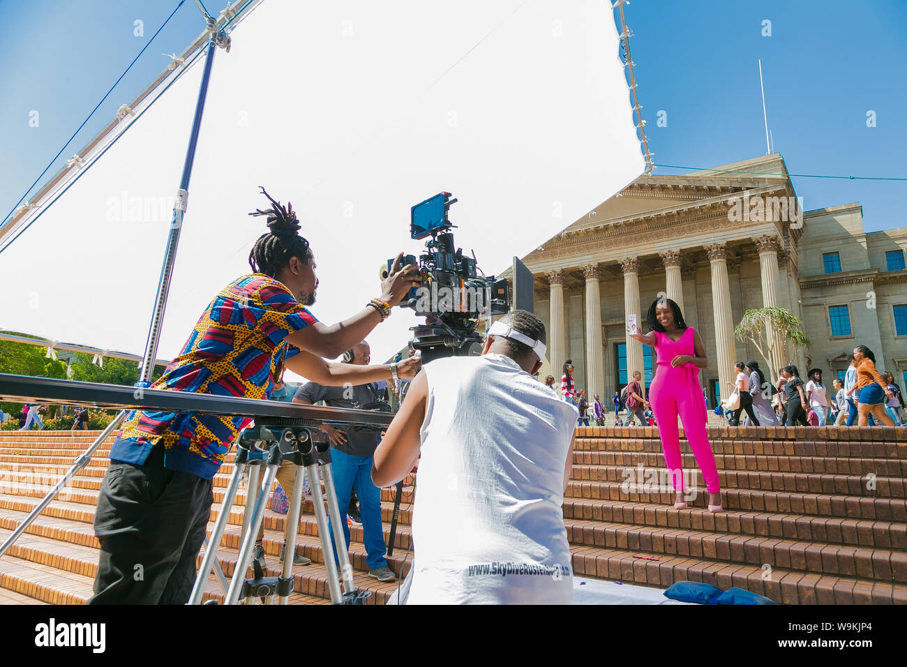 Johannesburg, South Africa October 09 2018 Behind the scenes of a