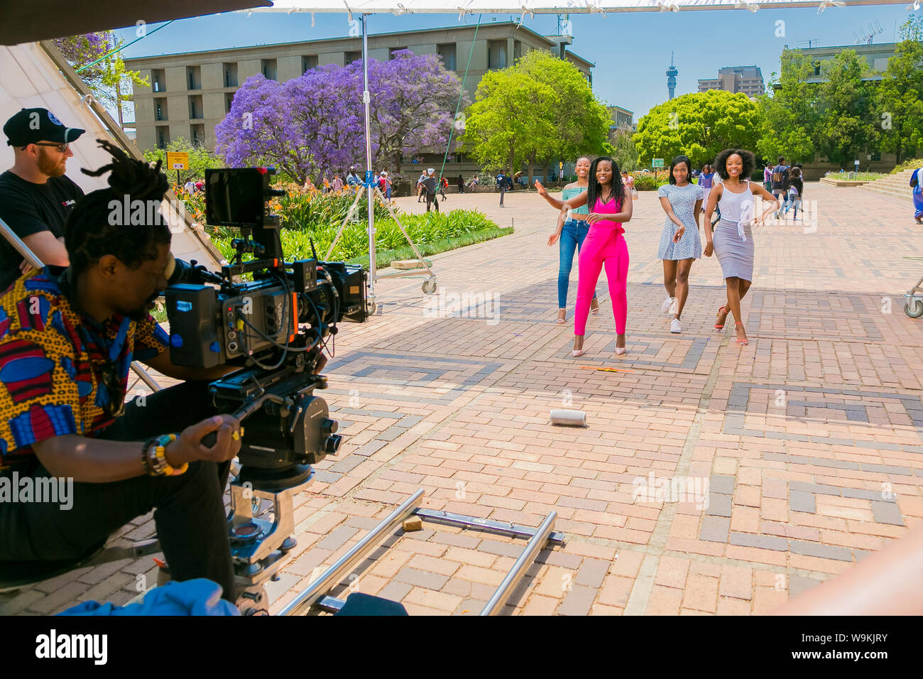 Johannesburg, South Africa October 09 2018 Behind the scenes of a
