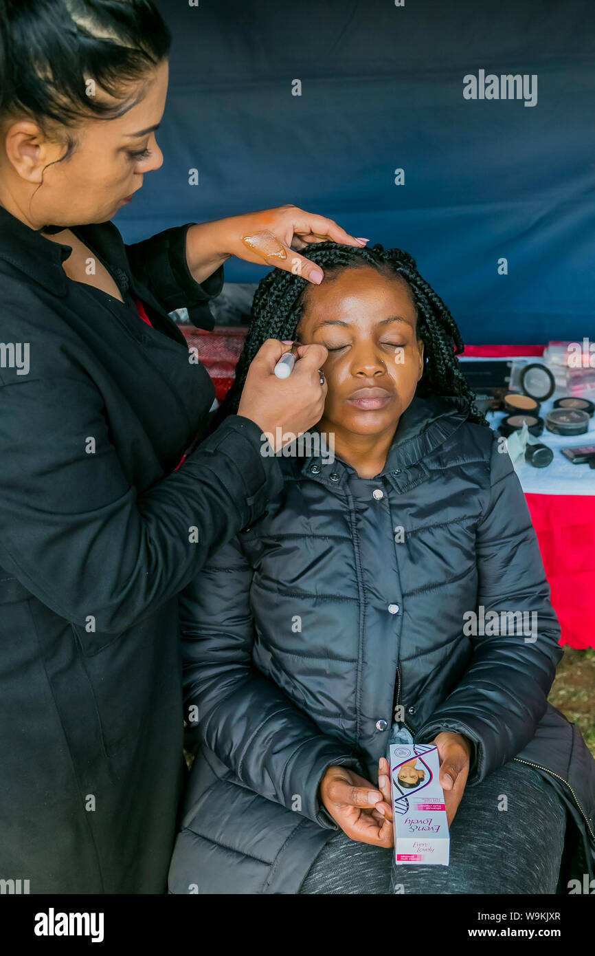 Johannesburg, South Africa October 09 2018 Behind the Scenes Hair