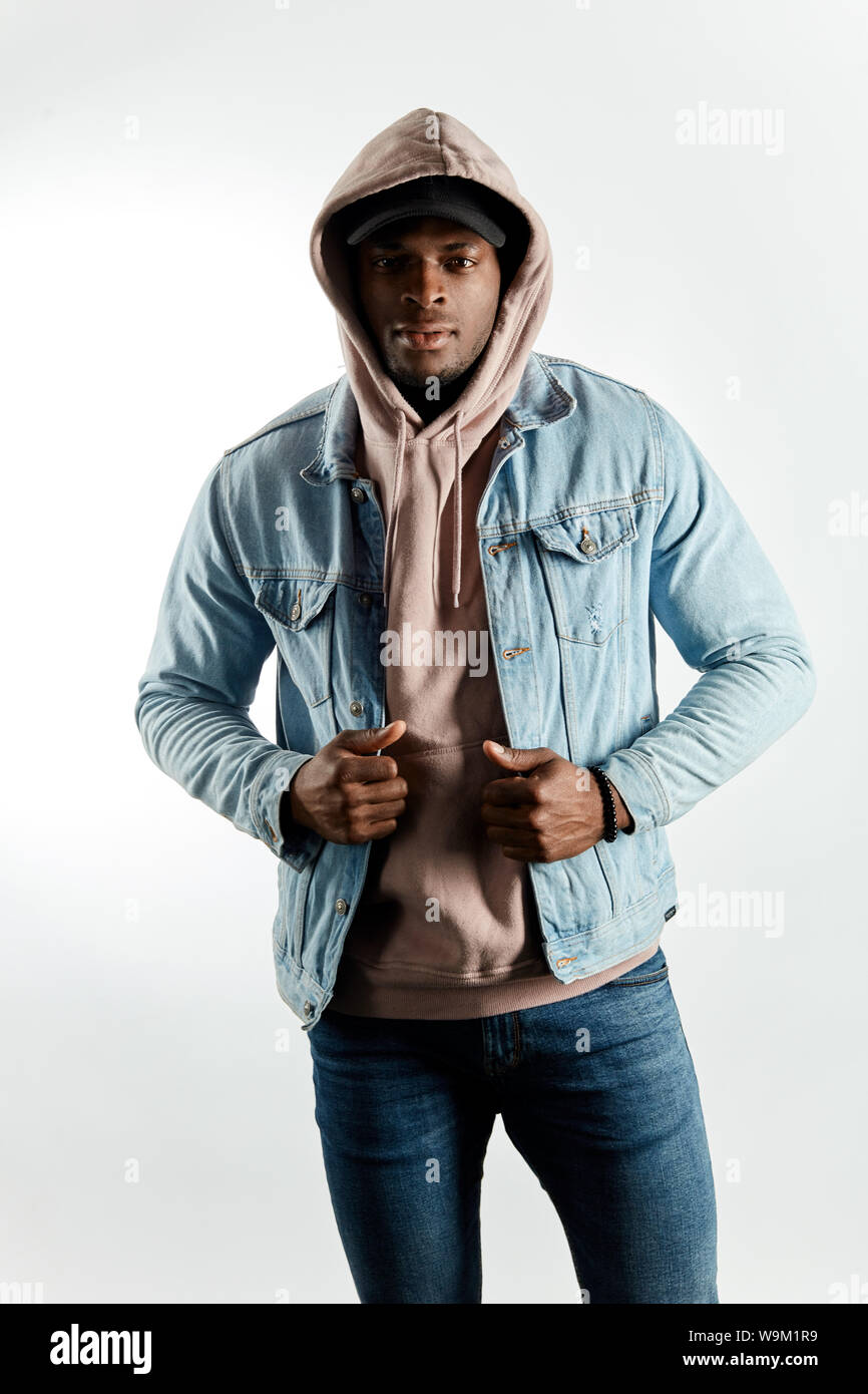 jacket with cap for man