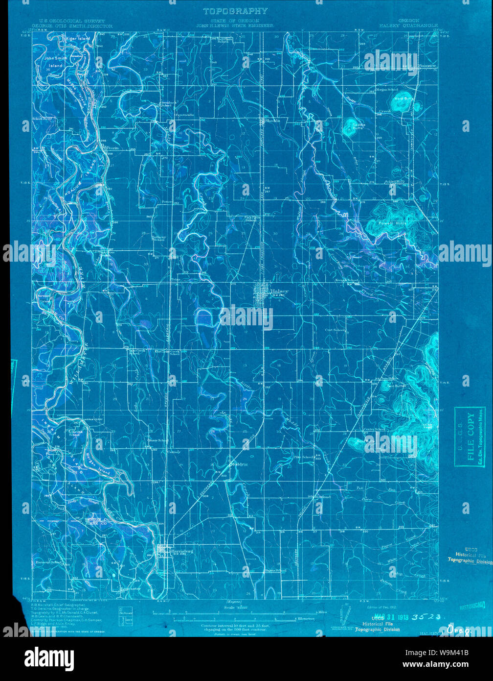 Map of halsey hires stock photography and images Alamy
