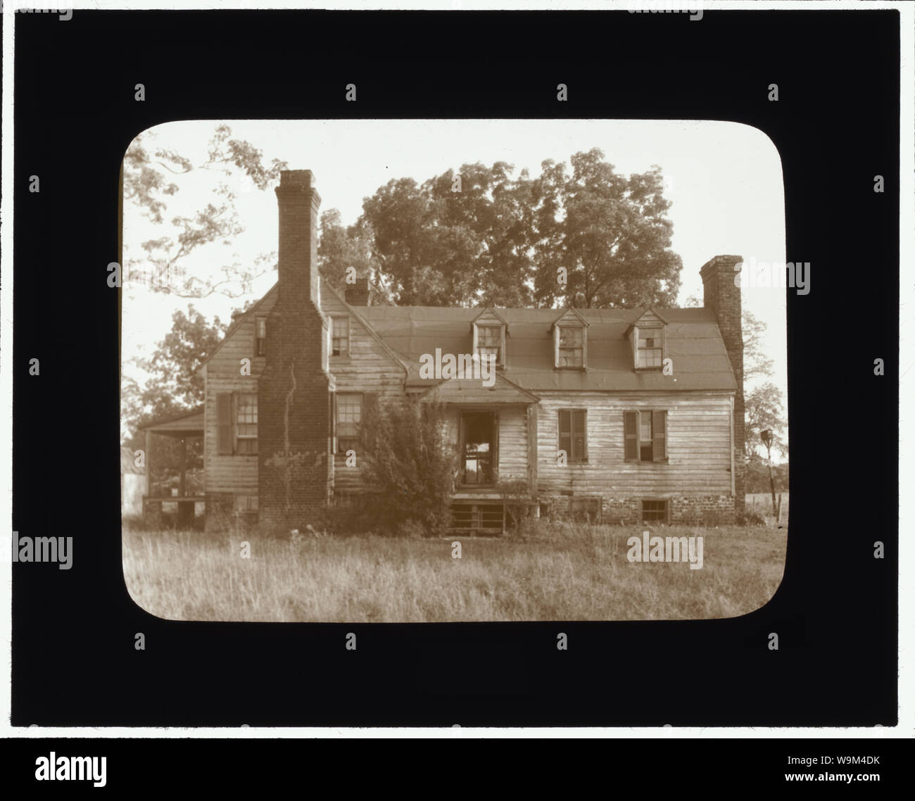 Apperson Farm House, New Kent County, Virginia. Entrance facade Stock