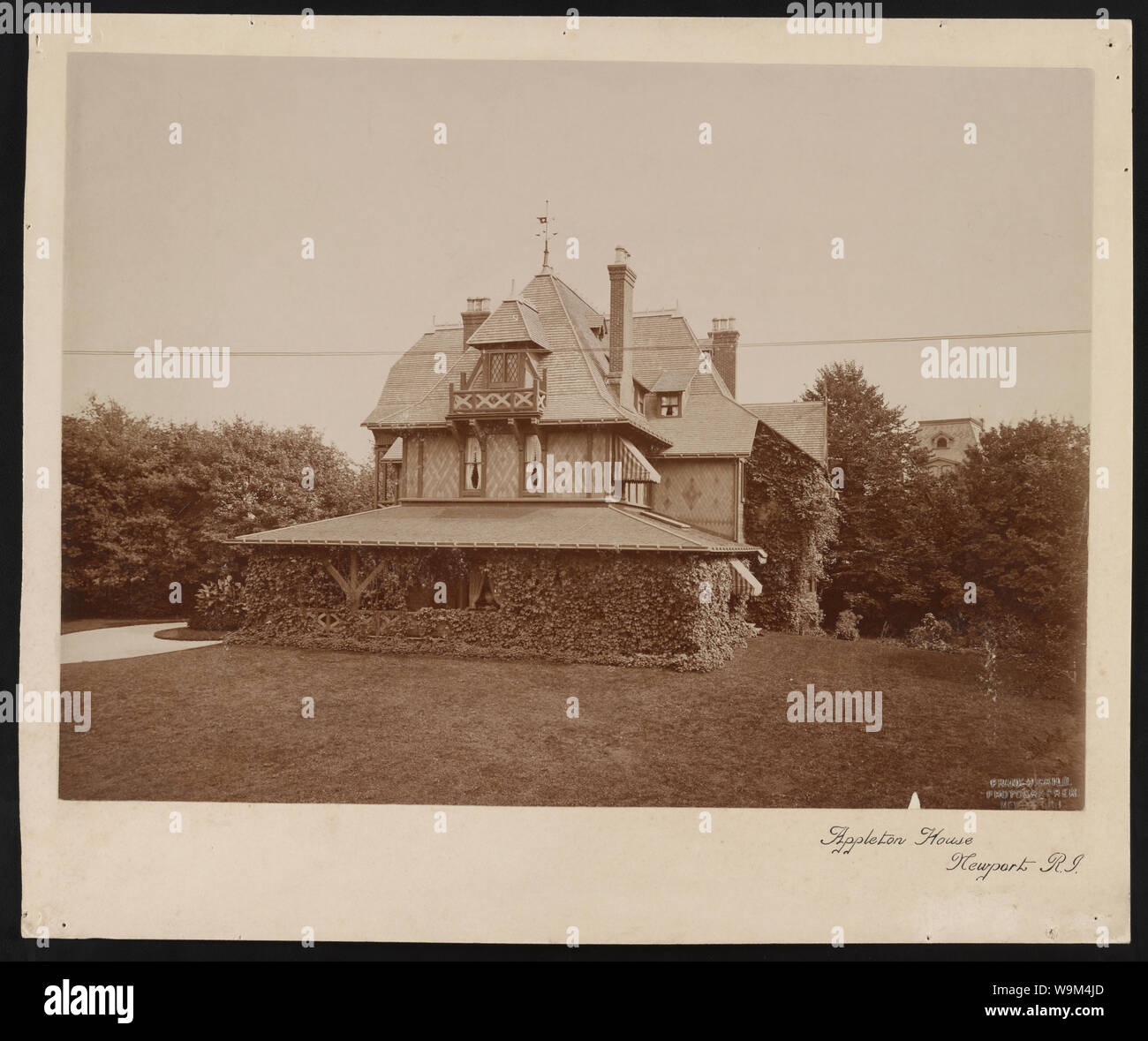 Appleton house, Newport, R.I. / Frank H. Child, photographer, Newport, R.I. Stock Photo
