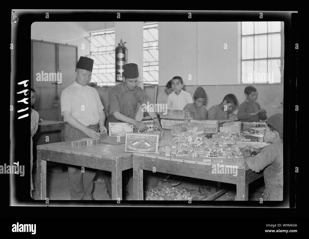 Arab factories & gen[eral] improvements in Nablus. Match factory