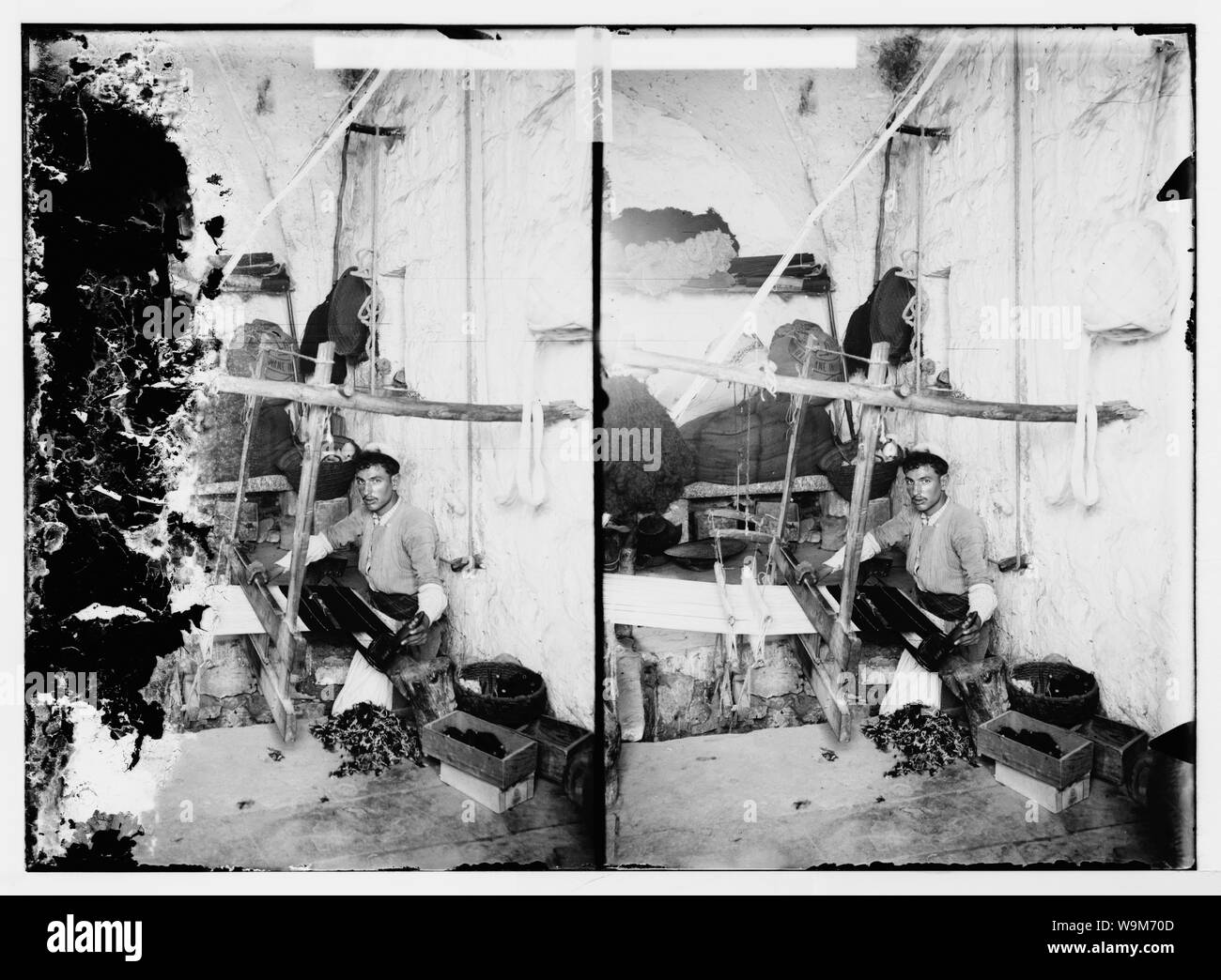 Arab weaving Black and White Stock Photos & Images - Alamy