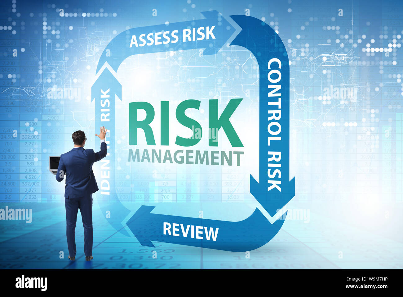 The concept of risk management in modern business Stock Photo - Alamy
