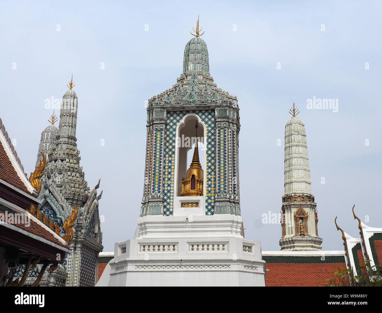 Wat Phra Kaew, Bangkok, Krung Thep, Thailand, Asia Stock Photo