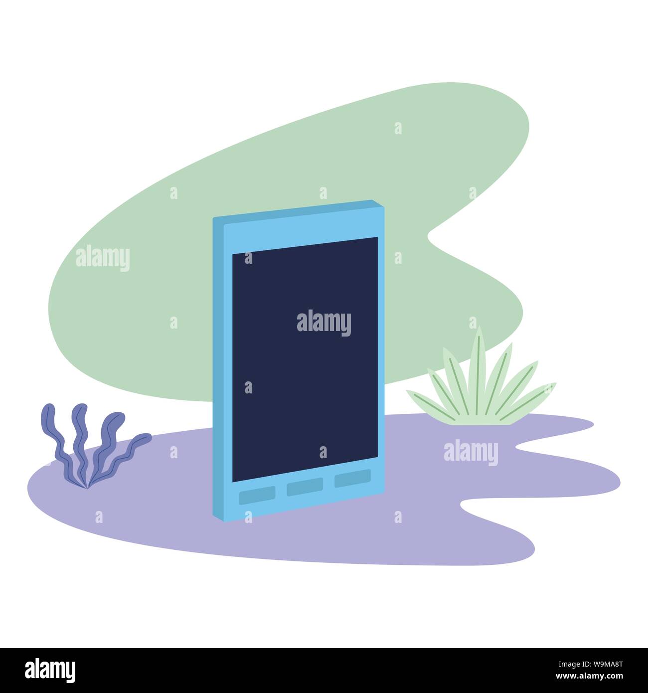 Smartphone mobile technology isometric symbol Stock Vector Image & Art ...