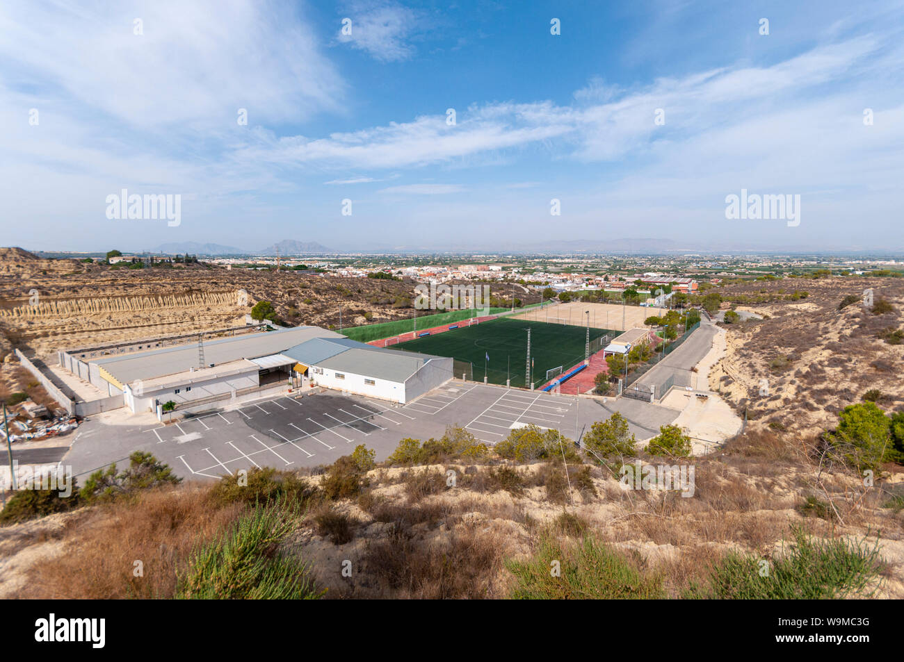 Rojales football field, Campo futbol Rojales, a village in the province