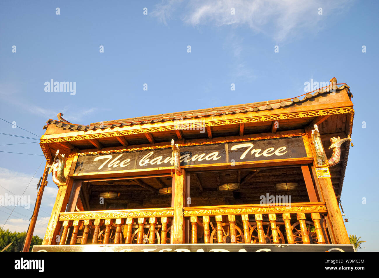 The Banana Tree Thai and Asian restaurant in Ciudad Quesada, Spain, Europe. Eating food establishment Stock Photo