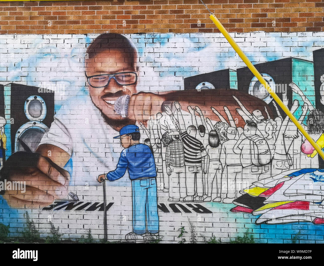 STREET ART IN DETROIT Stock Photo Alamy