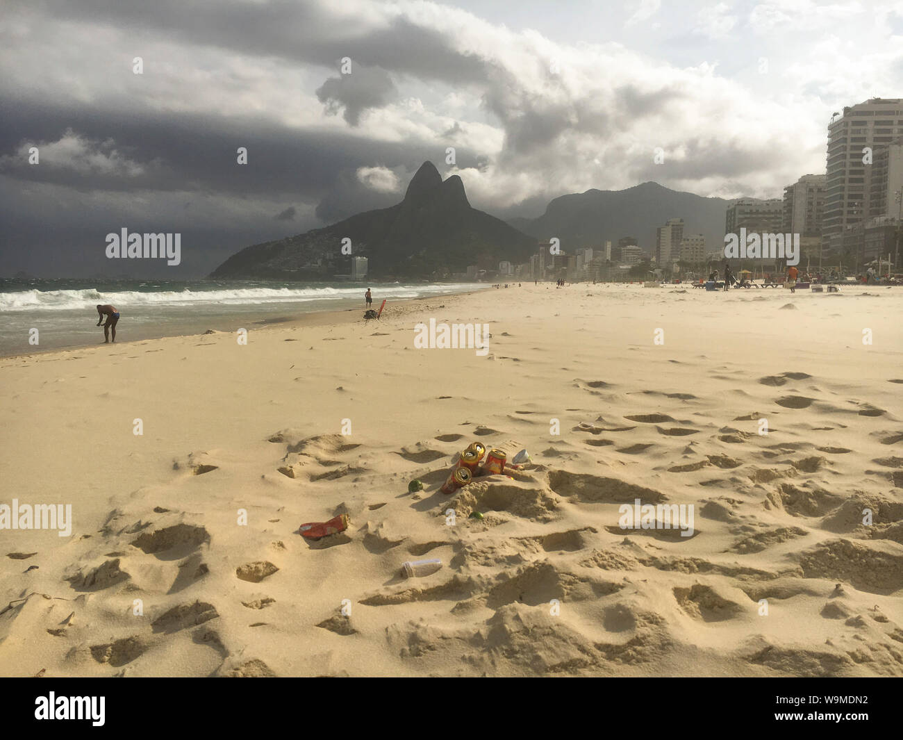BEACH IN RIO Stock Photo