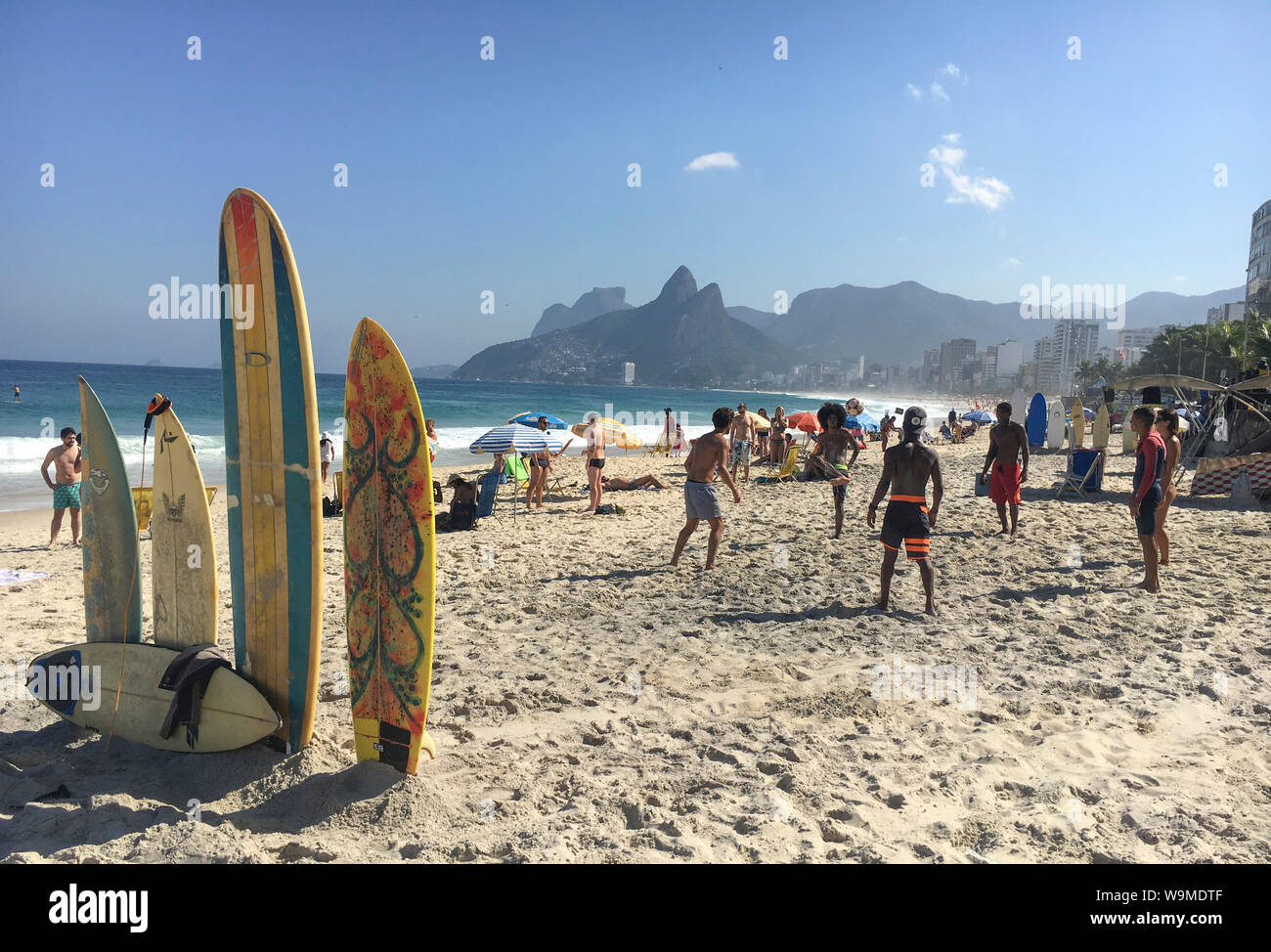 BEACH IN RIO Stock Photo