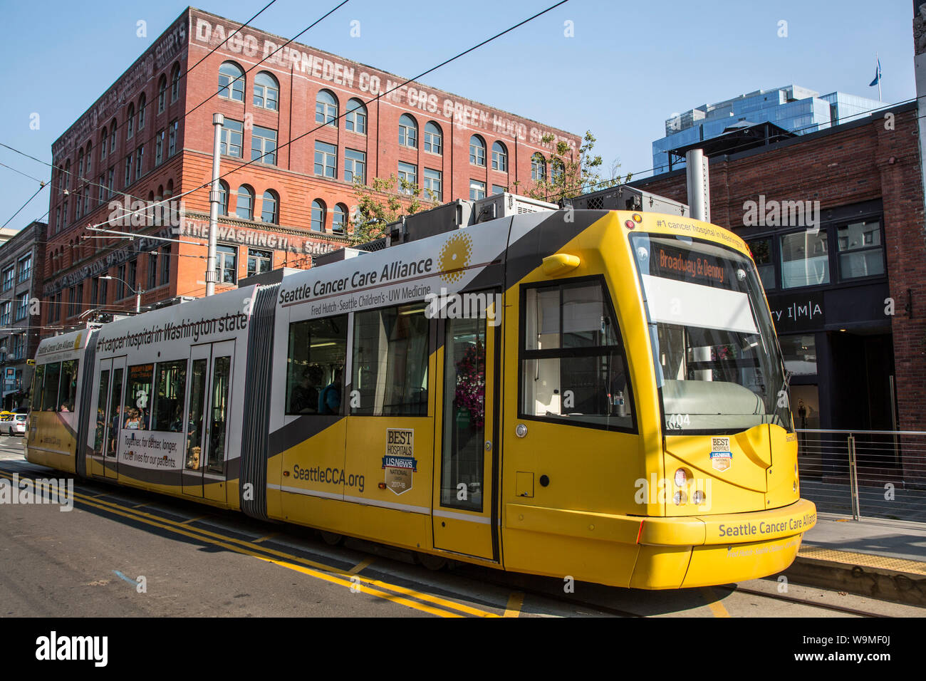 Seattle Street Car Network, Seattle Stock Photo - Alamy