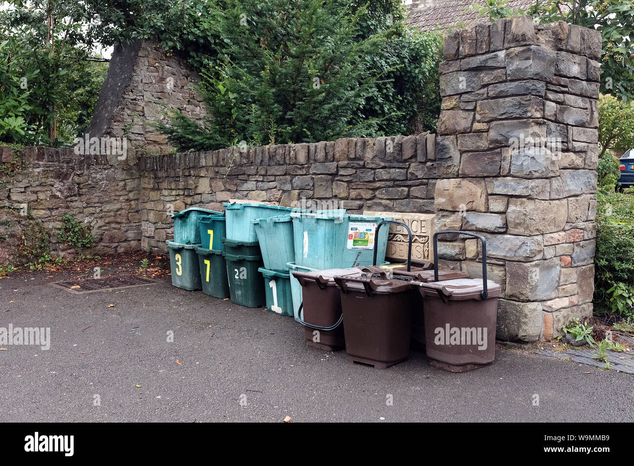 Bins uk green brown hires stock photography and images Alamy