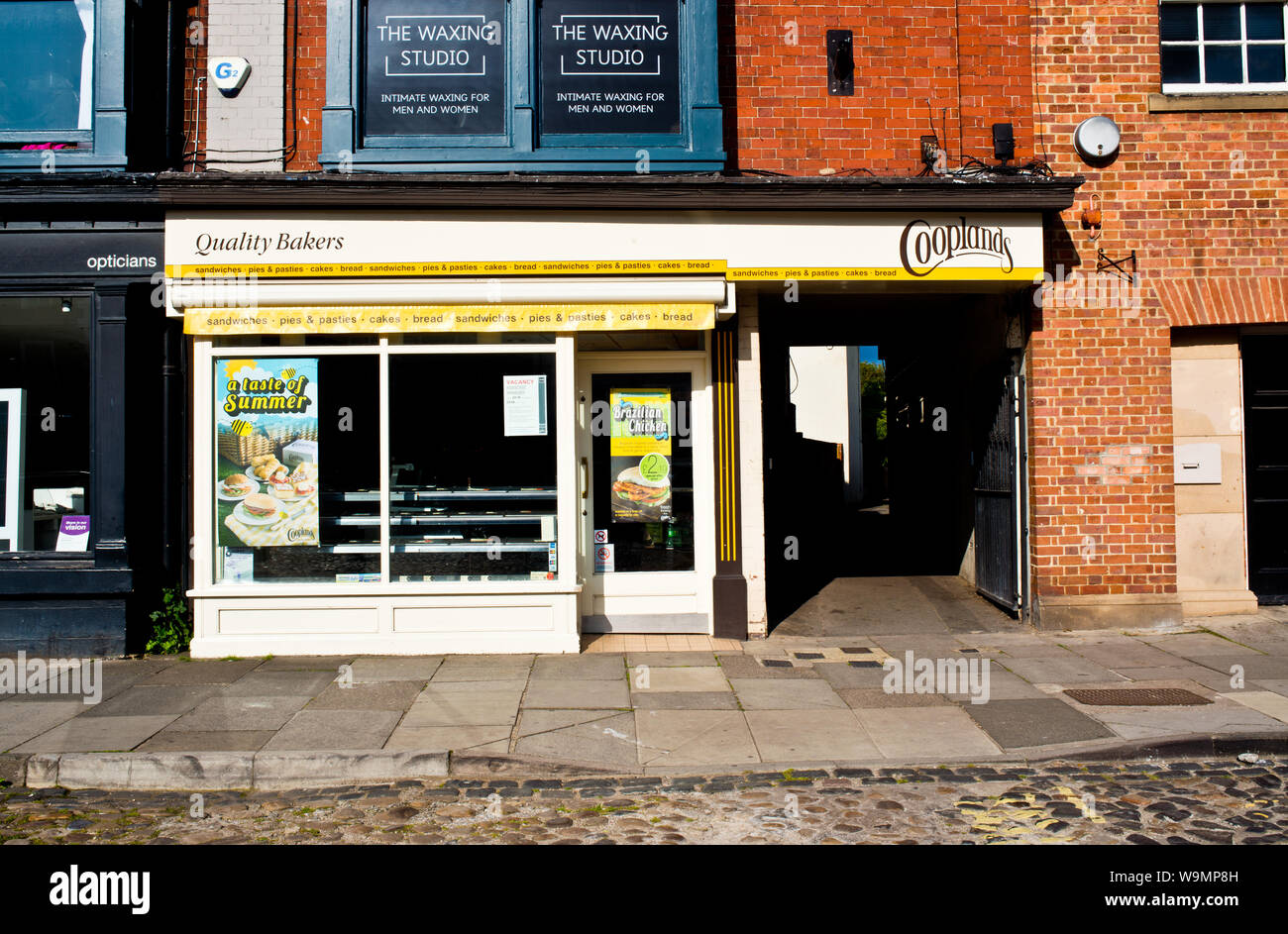 Cooplands Bakery, Yarm on Tees, England Stock Photo Alamy