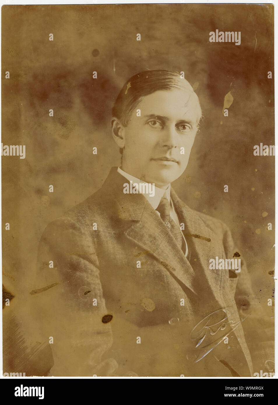 Arthur Farwell, halflength portrait, facing right Stock Photo Alamy