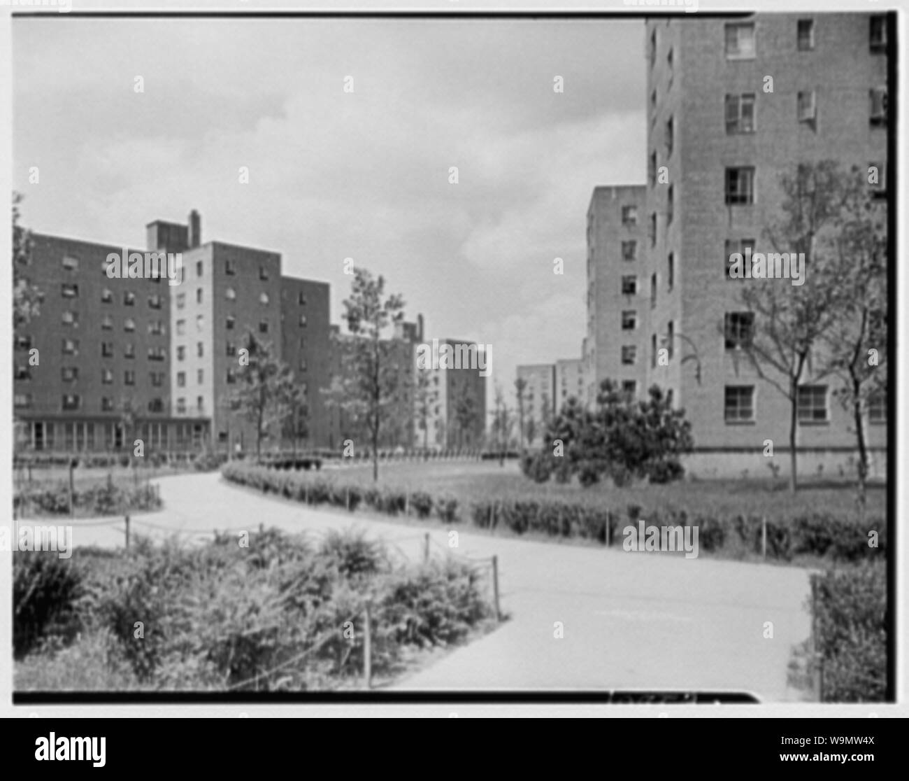 Arverne Houses, Beach 54 to 56th St., Arverne, Long Island Stock Photo