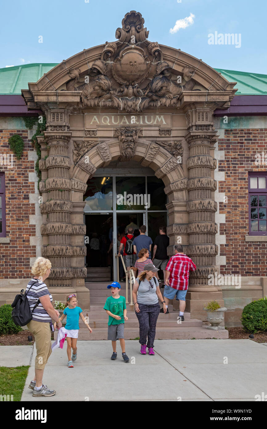 Detroit, Michigan The Belle Isle Aquarium. Designed by Detroit