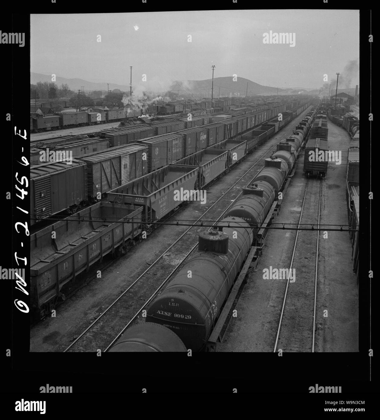 Barstow, California. A general view of the Atchison, Topeka and Santa