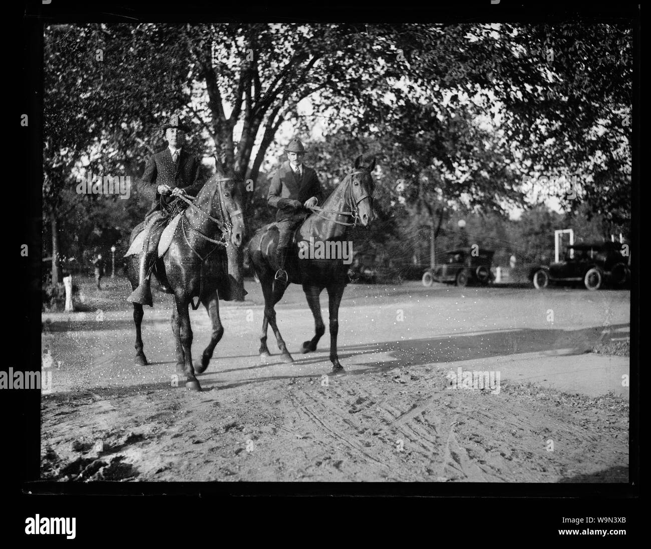Bascom Slemp, left, and [...]om. Joel T. Boone, right Stock Photo - Alamy