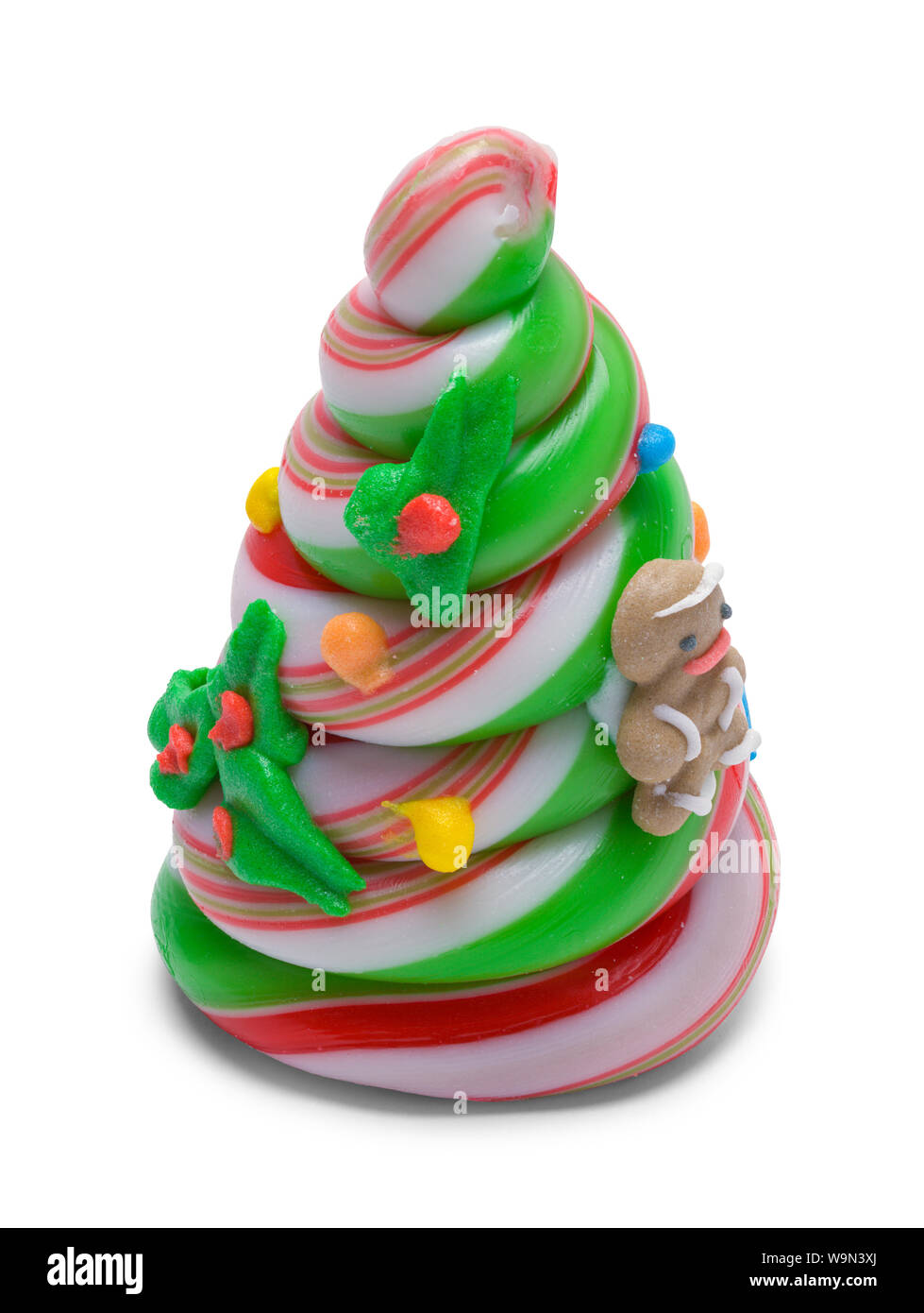 Candy Cane Tree Isolated on White Background Stock Photo Alamy