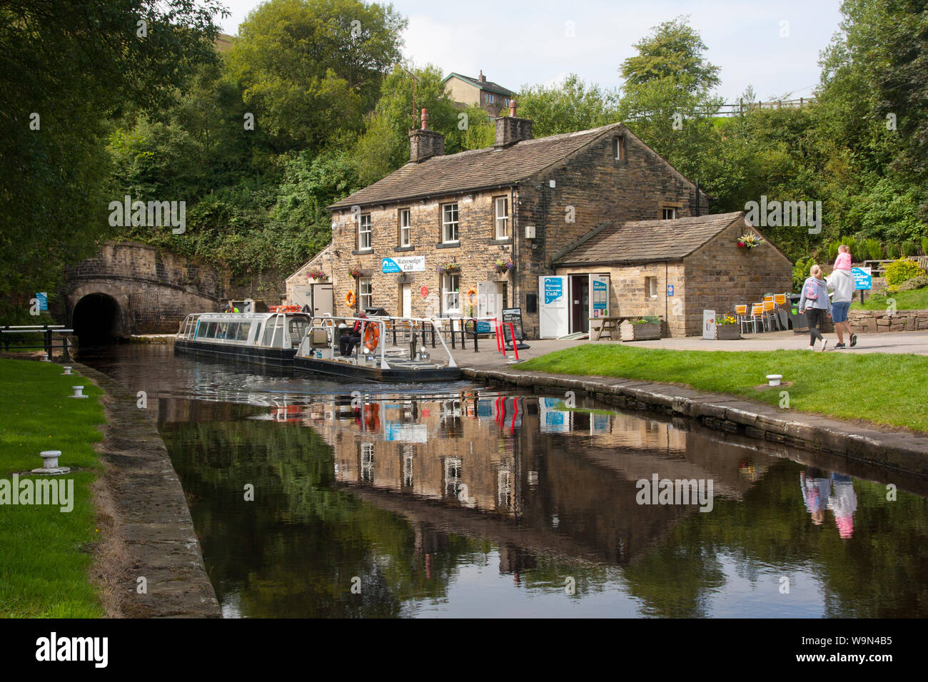 Standedge Tunnel Huddersfield Canal, Marsden, Colne Valley, West Yorkshire, England Stock Photo