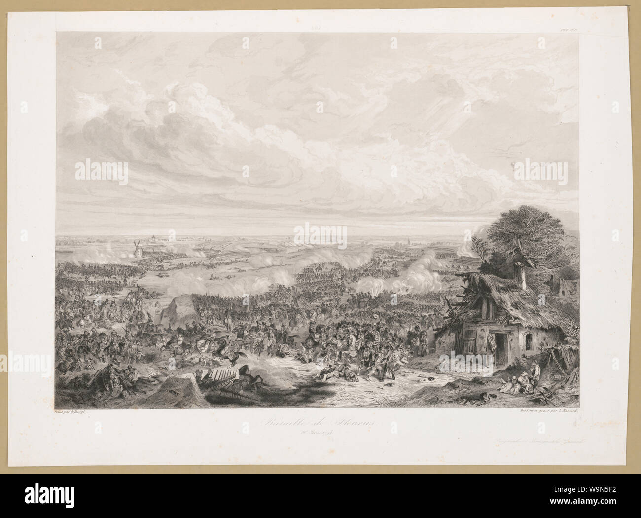 Bataille de fleurus. 26 Juin 1794 Stock Photo Alamy