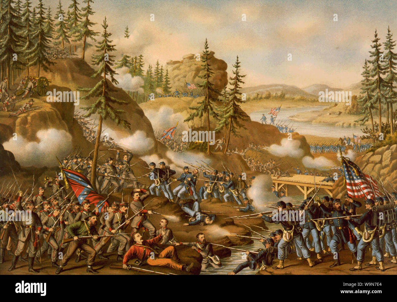 Battle of Chattanooga III Stock Photo