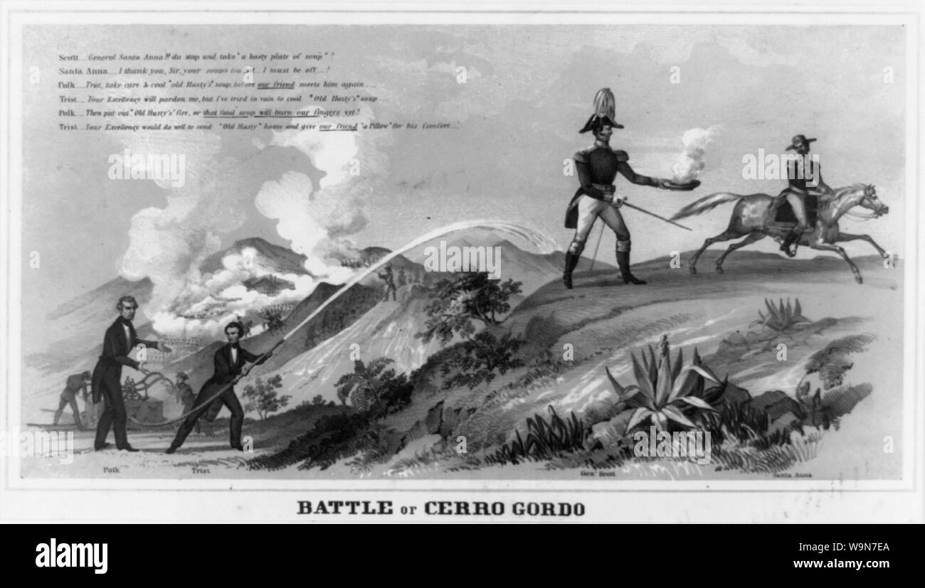 Battle of Cerro Gordo Stock Photo Alamy