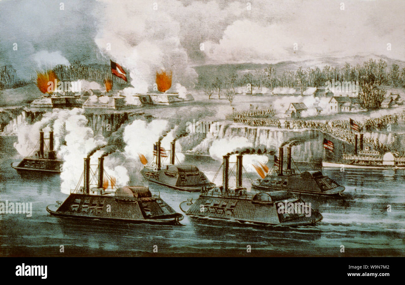 Battle of Fort Hindman Stock Photo
