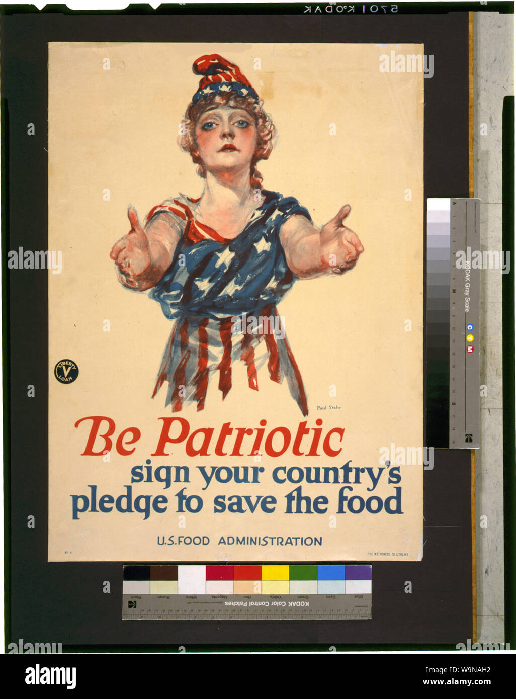 Be patriotic--sign your country's pledge to save the food / Paul Stahr. Stock Photo