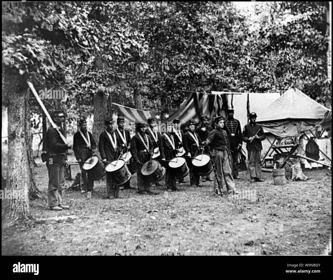 Bealeton, Va. Drum corps, 93d New York Infantry Abstract Selected