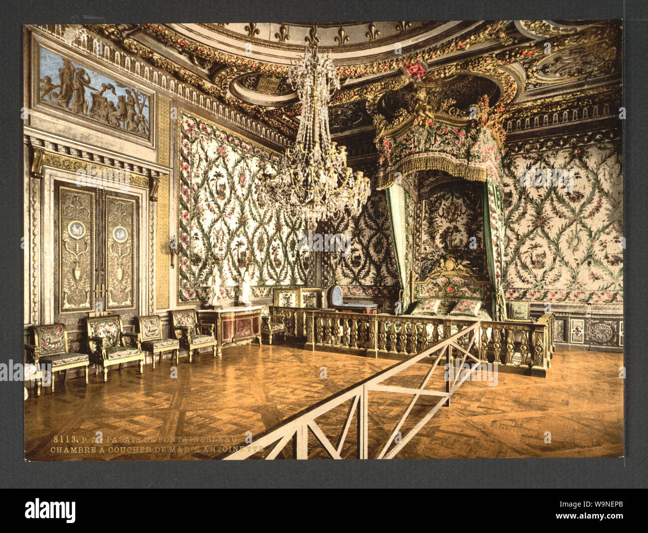 Bedroom Of Marie Antoinette Fontainebleau Palace France