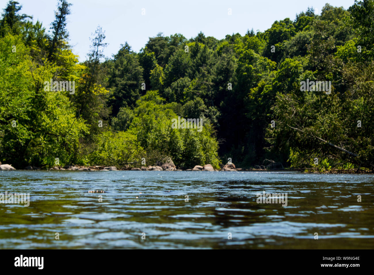 Beautiful Landscape On The Wolf River , Wisconsin Stock Photo Alamy