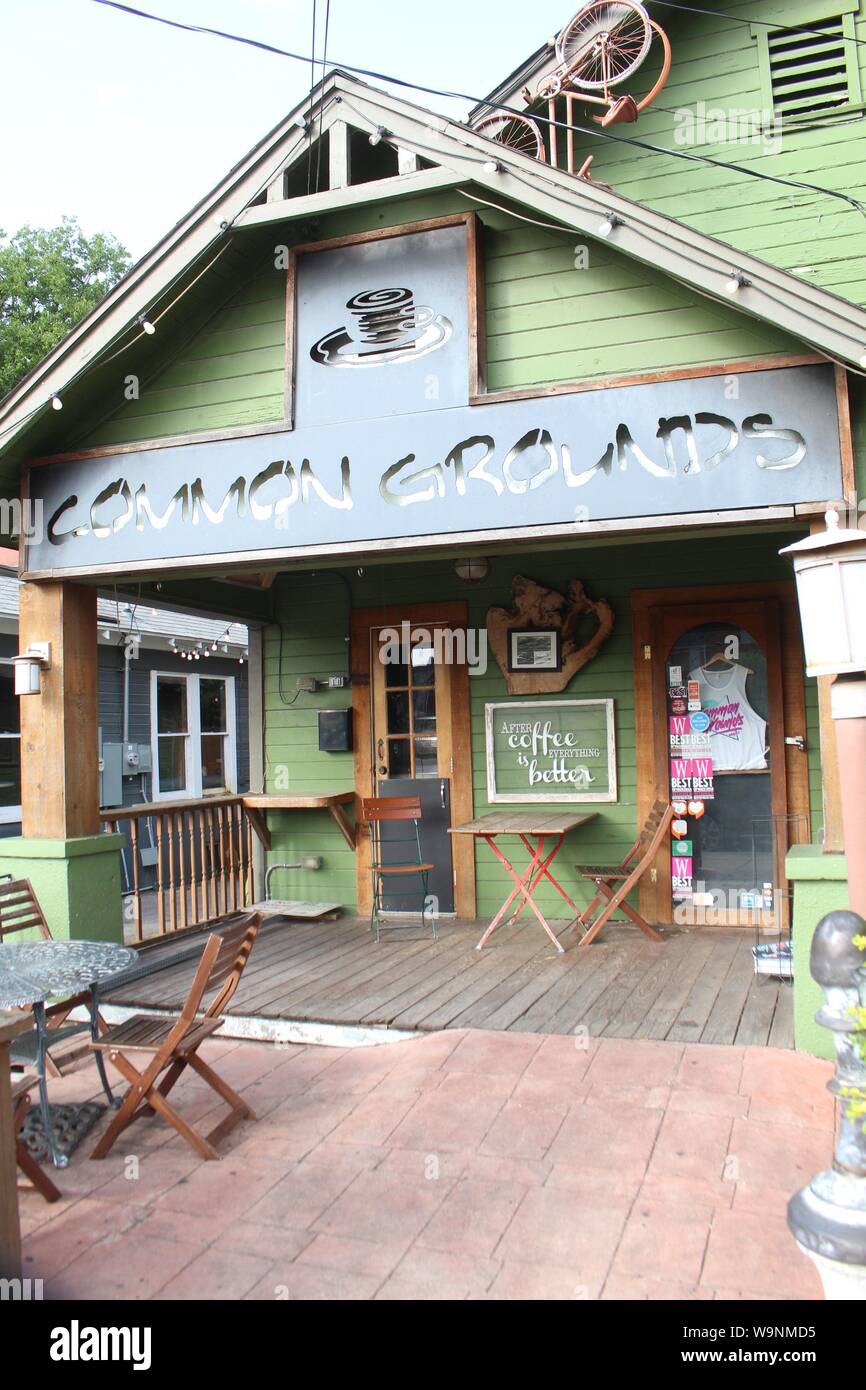Coffee Shop Waco Texas Stock Photo Alamy