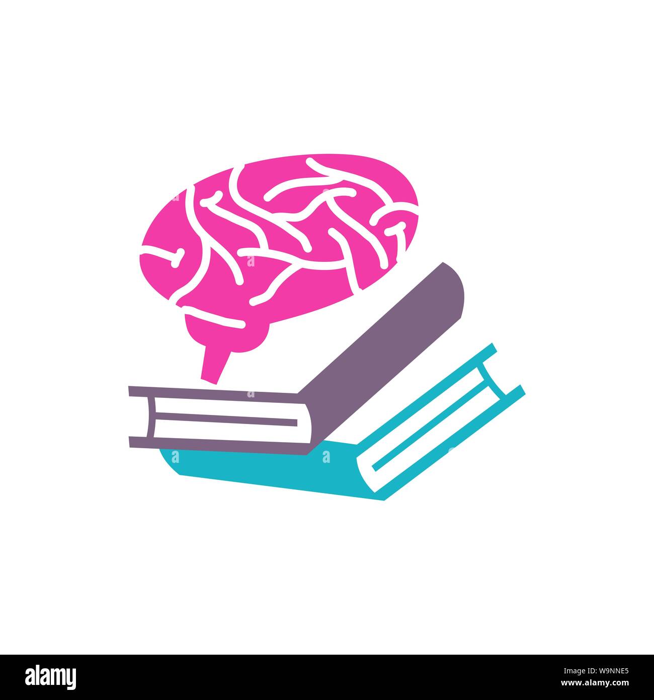 Brain Logo Template Think Idea Concept Brainstorm Power Thinking Icon Stock Vector Image Art Alamy