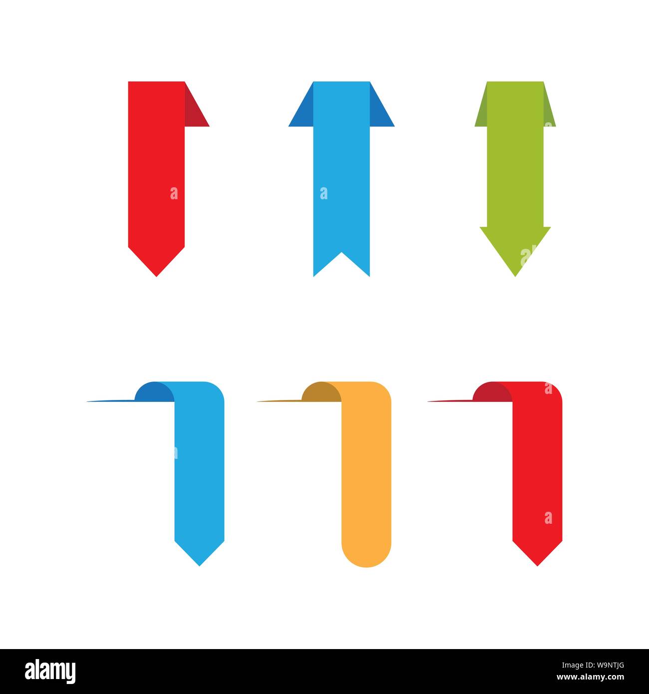 Ribbon banner Vector illustration design template Stock Vector Image ...