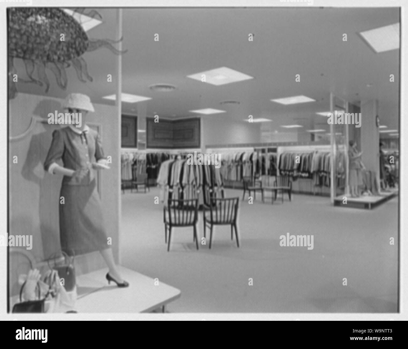 Department store retail Black and White Stock Photos & Images - Alamy