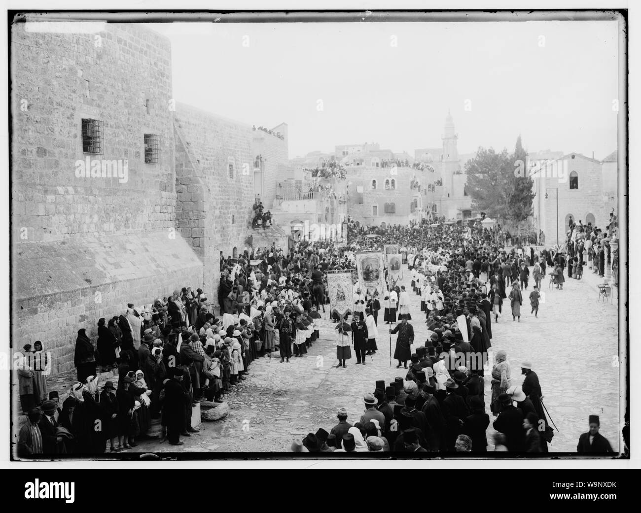 Bethlehem and surroundings. Christmas day at Bethlehem Stock Photo Alamy