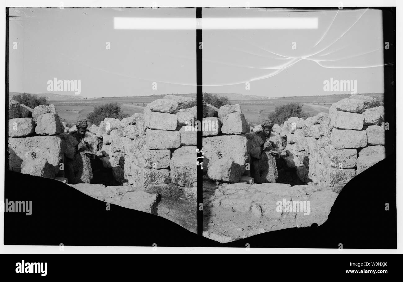 Bethlehem and surroundings. Grotto at the Shepherd's Field Stock Photo