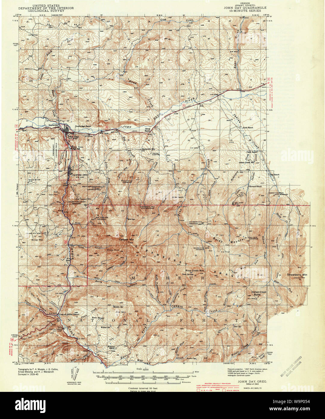 John day oregon historical hires stock photography and images Alamy