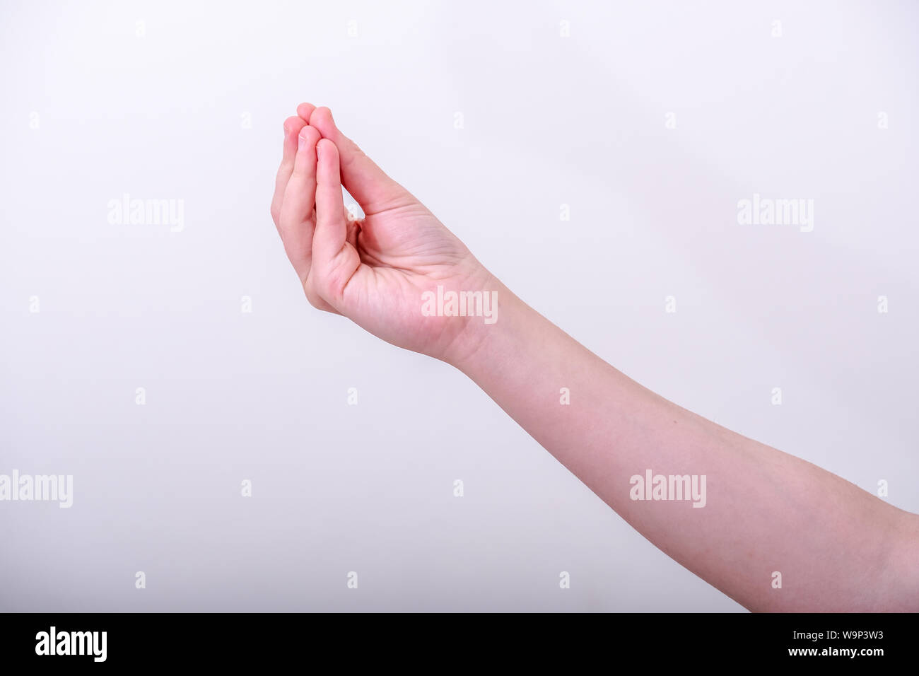 Woman Gesturing Typical Italian Hand Gesture This Gesture Meaning What Are You Talking About Stock Photo Alamy