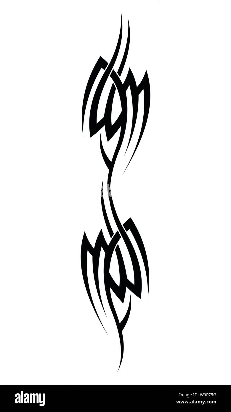 tribal vectors for tattoo designs, engraving and other design purposes ...