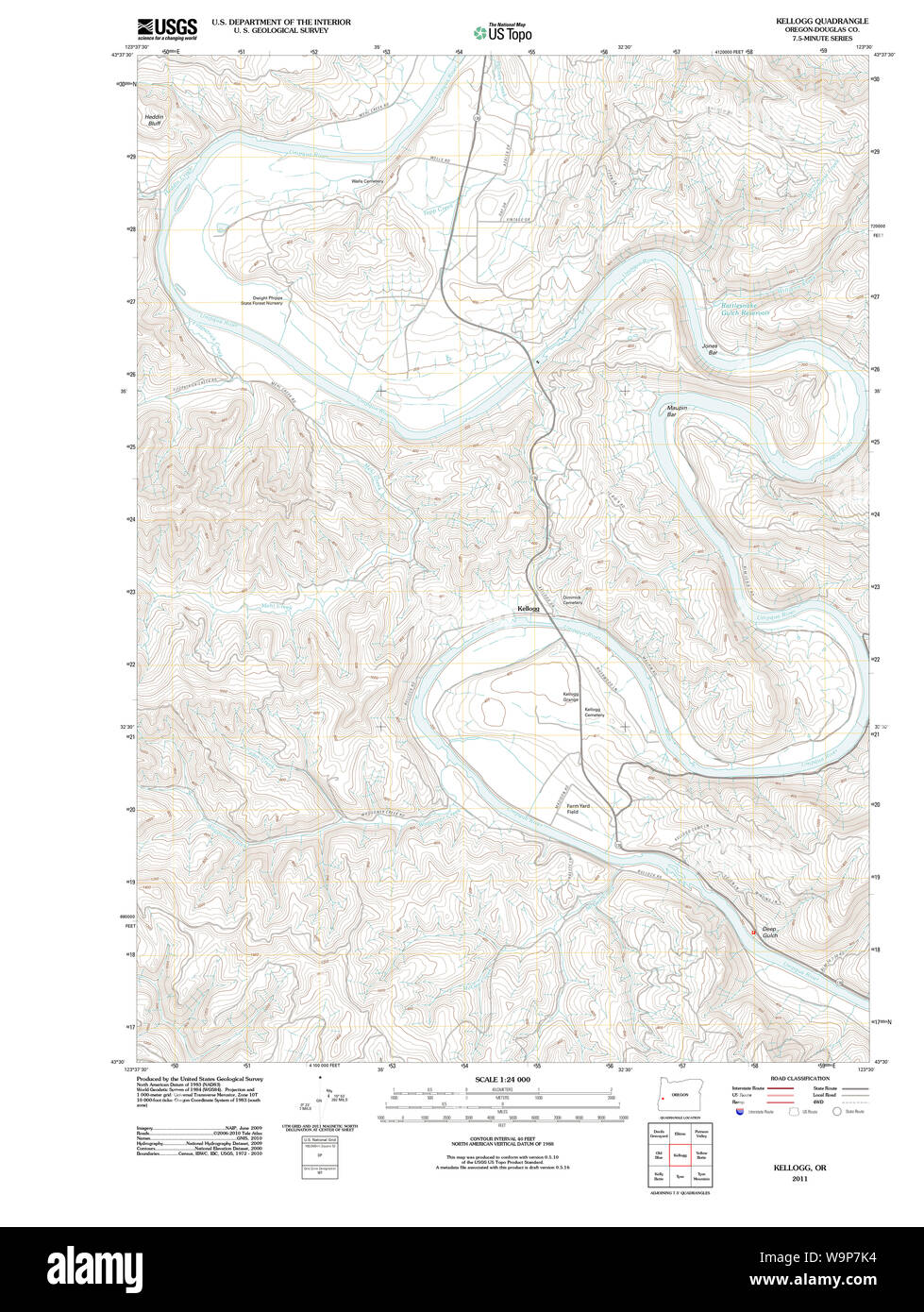 Map of kellogg hires stock photography and images Alamy