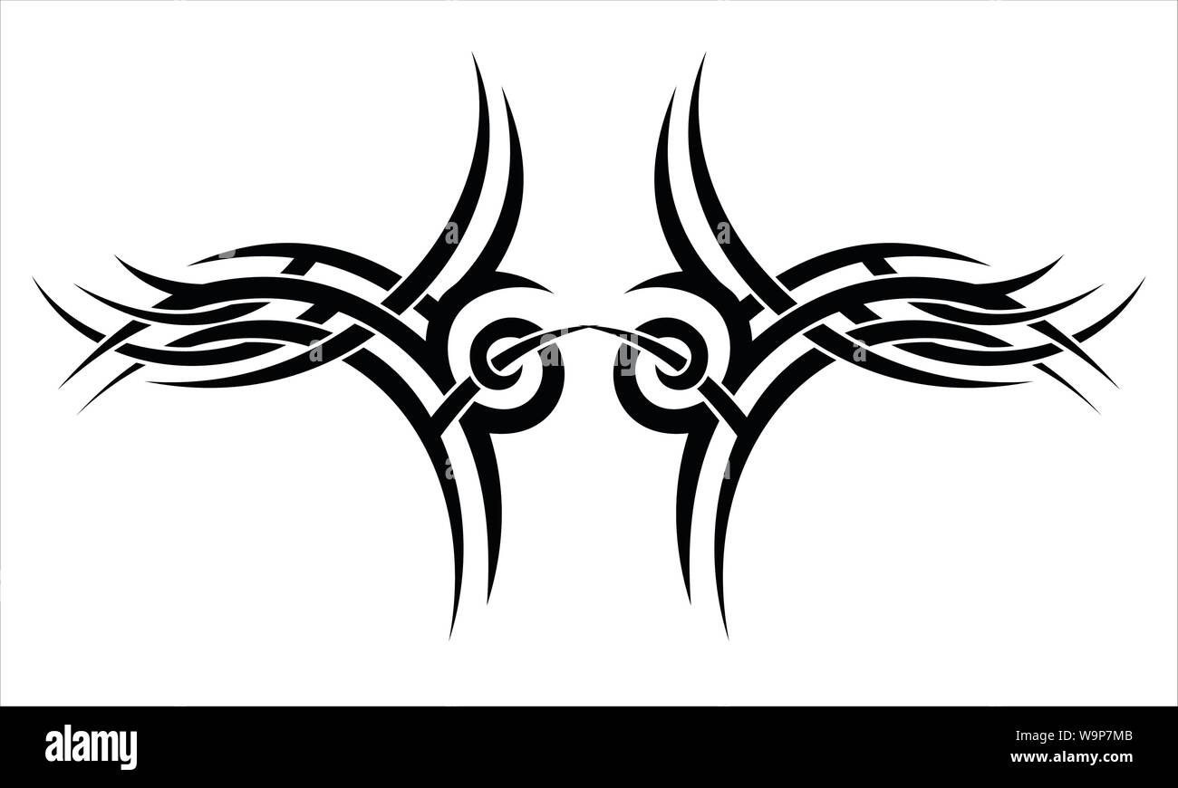tribal gemini tattoos designs