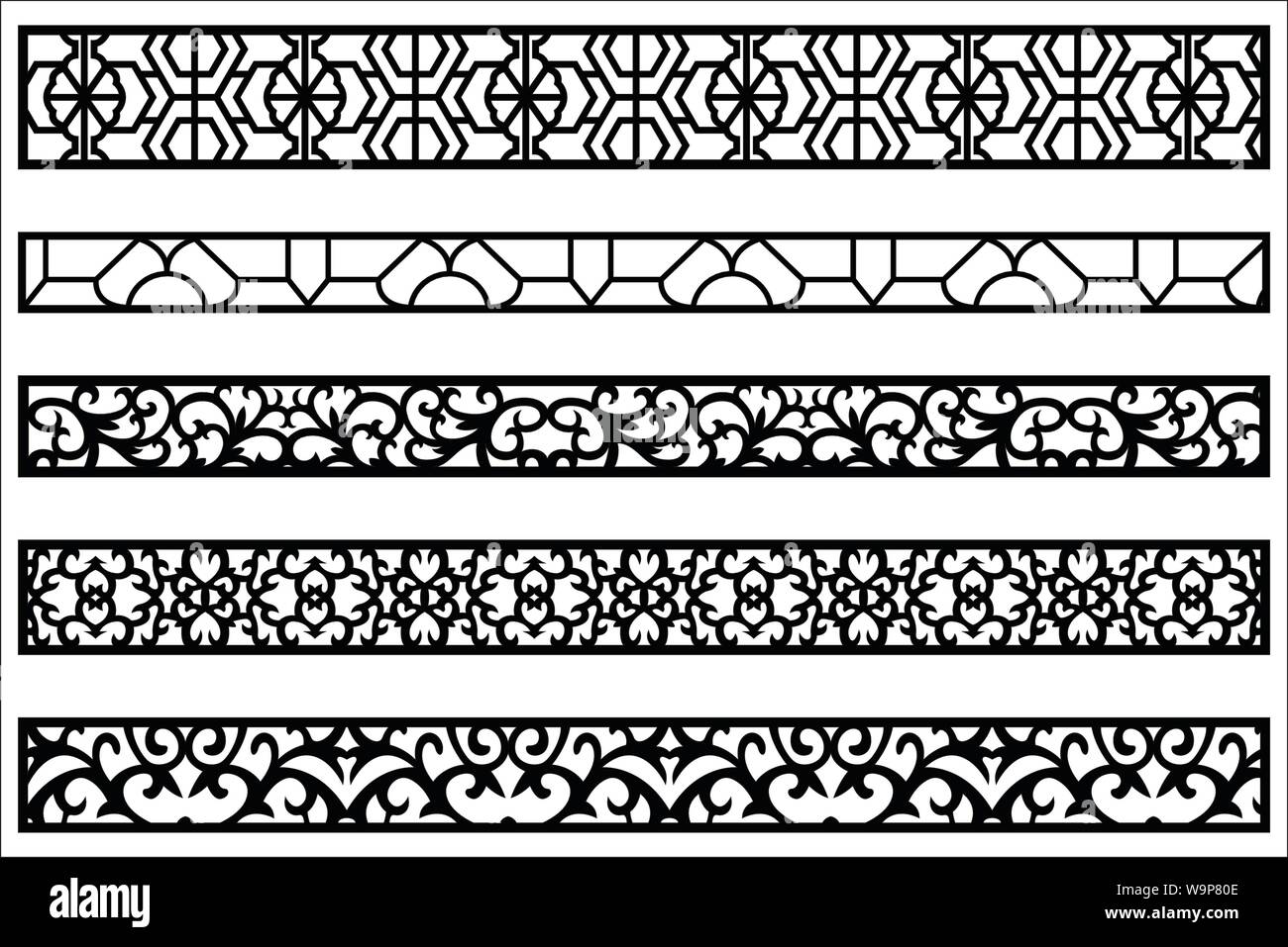 vector ornament edges, for interior design, frames and other design