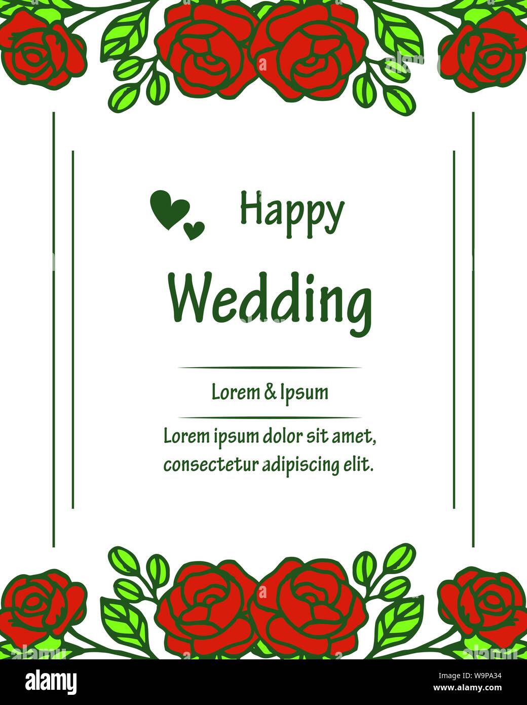 Wedding card sale formats
