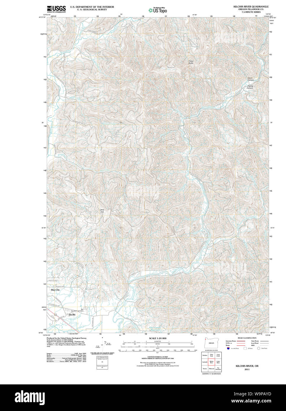Topographic map river Cut Out Stock Images & Pictures Alamy